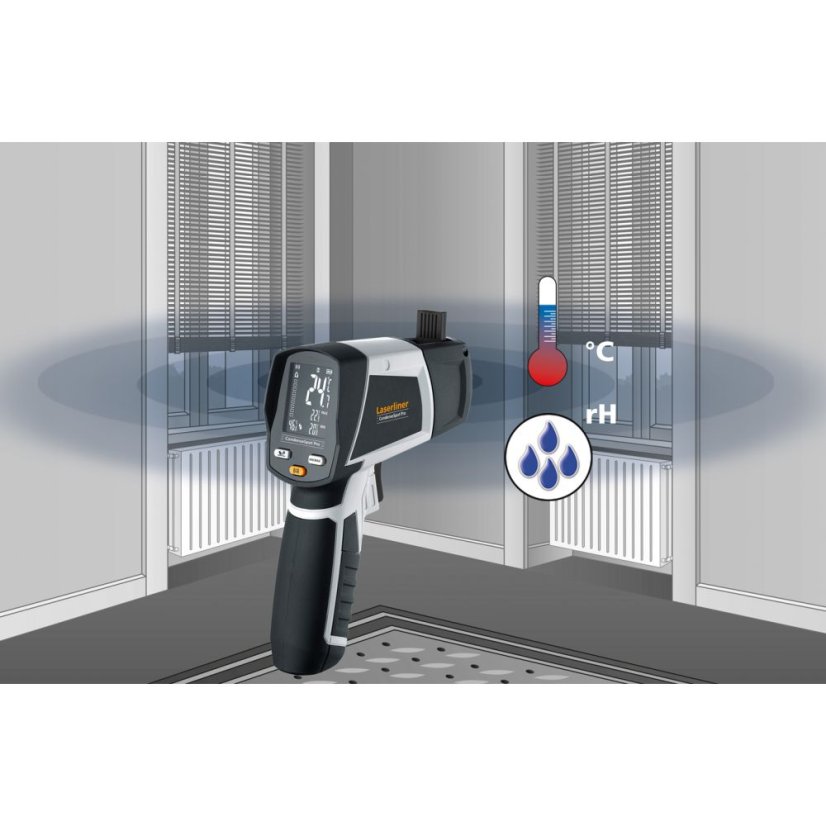 Prístroj na meranie klímy/vlhkosti/teploty Laserliner CondenseSpot Pro