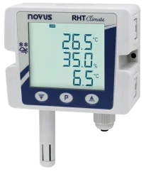 Prevodník teploty a vlhkosti NOVUS RHT Climate WM-RS485-LCD