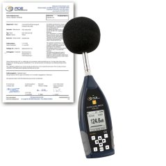 Hlukomer PCE-430-ICA triedy 1 s oktávovou analýzou a kalibračným certifikátom