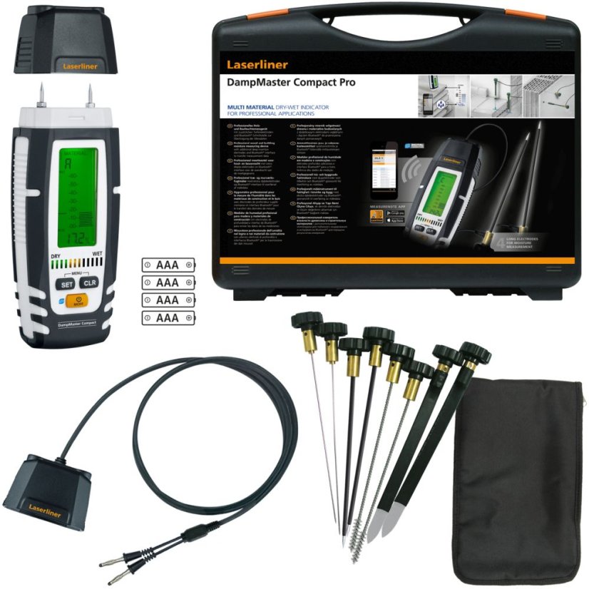 Přístroj pro měření vlhkosti materiálu Laserliner DampMaster Compact Pro