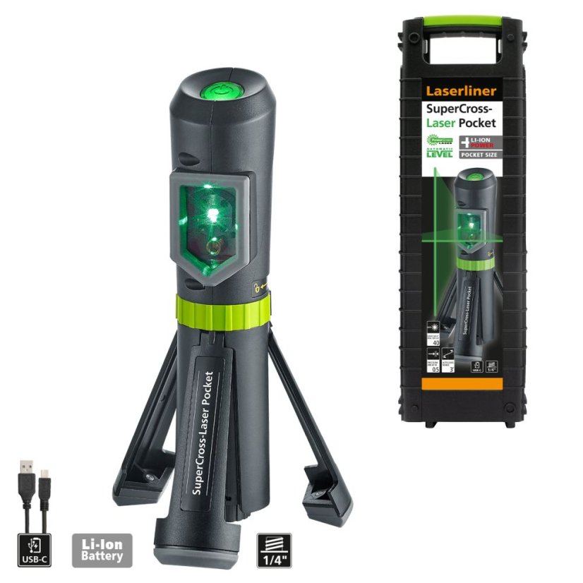 Krížový laser Laserliner SuperCross-Laser Pocket Plus