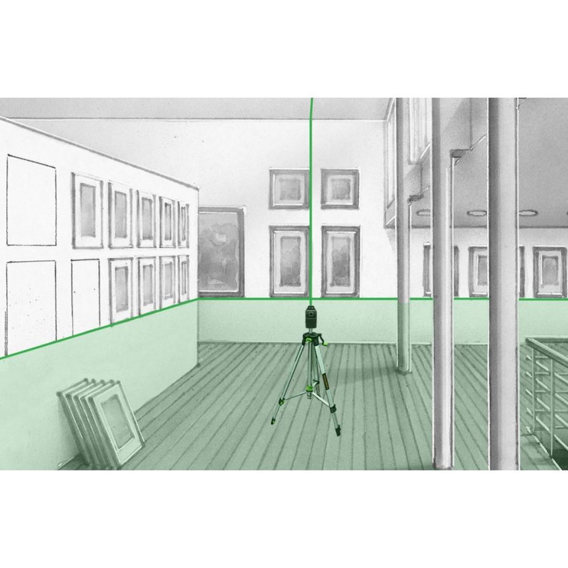 Krížový laser Laserliner PocketLine-Laser G360 Set 150 cm