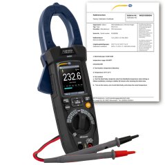 Kliešťový multimeter PCE-CTI 10-ICA s kalibračným certifikátom ISO
