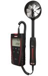 Prenosné anemometre - Merací rozsah - 0.3 až 35 m/s a -20 až +80°C
