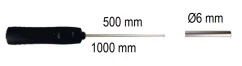 Teplotní sonda TcK - všeobecné použití - do vysoké teploty - SIK-500-1000