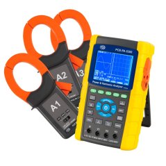 Trojfázový analyzátor PCE-PA 8300-1 s kliešťami do 1200 A a SD kartou