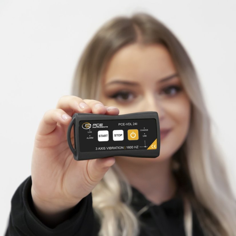 Datalogger zrýchlenia PCE-VDL 24I 3-osový