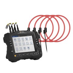 Analyzátor kvality sítě PCE-PMC 10 třídy A dle IEC 61000-4-30 s dotykovým displejem 7,8"