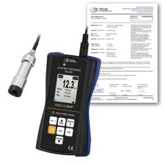 Merač hrúbky povlakov 0 ... 500 µm s ISO kalibračným certifikátom PCE-CT 80HP-FN0D5-ICA