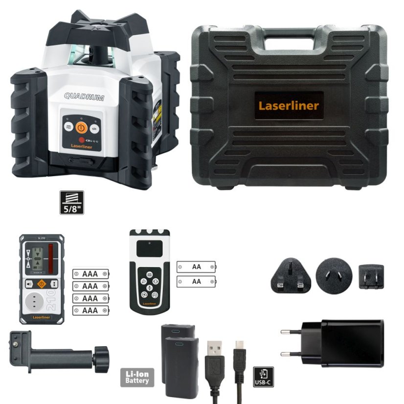 Rotační laser Laserliner Quadrum Compact 210S