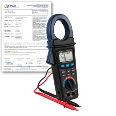 Kliešťový wattmeter PCE-GPA 50-ICA s kalibračným certifikátom ISO