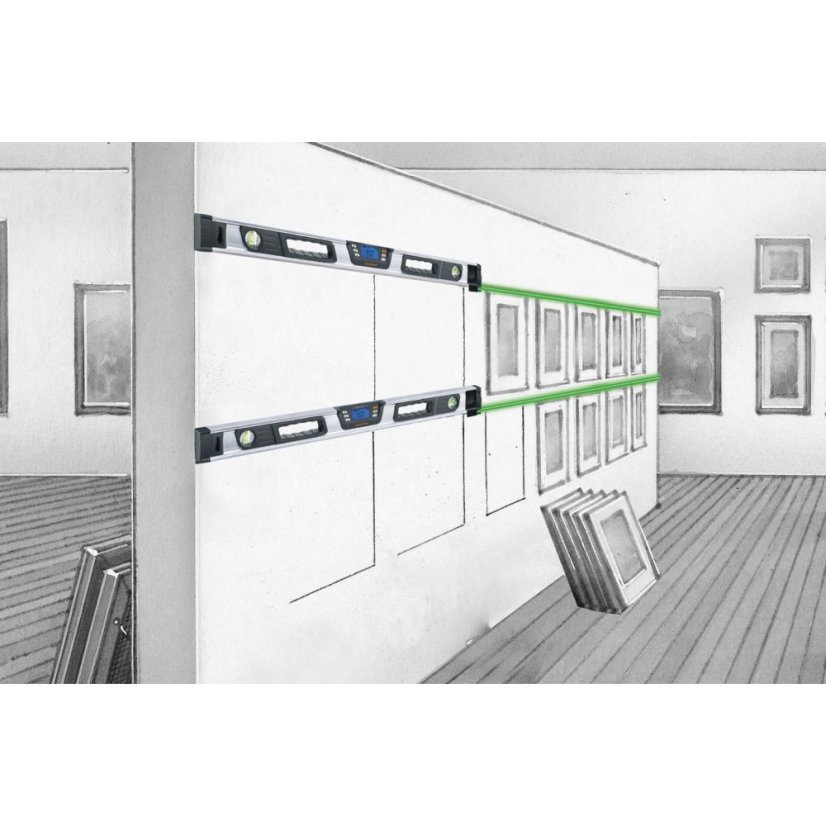 Digitální elektronická vodováha se zeleným laserem Laserliner DigiLevel Laser G80