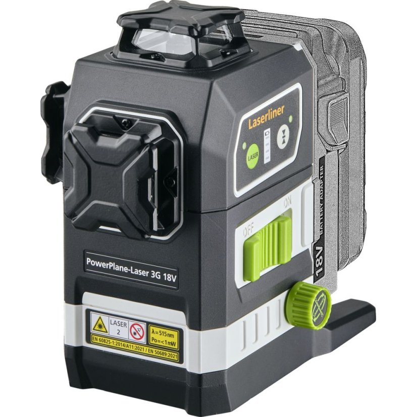 Trojrozměrný laser Laserliner Powerplane-Laser 3G Multi-18V