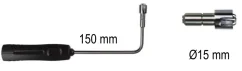 Teplotní sonda TcK - kontaktní lamelová, ohyb 90 ° - SCLCK-150