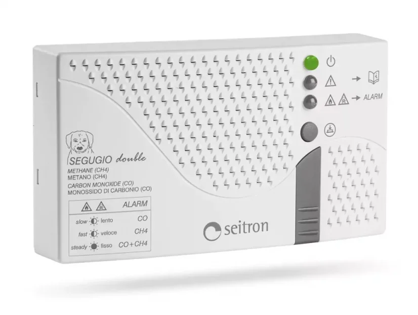 Kombinovaný detektor CH4 a CO - SEGUGIO DOUBLE