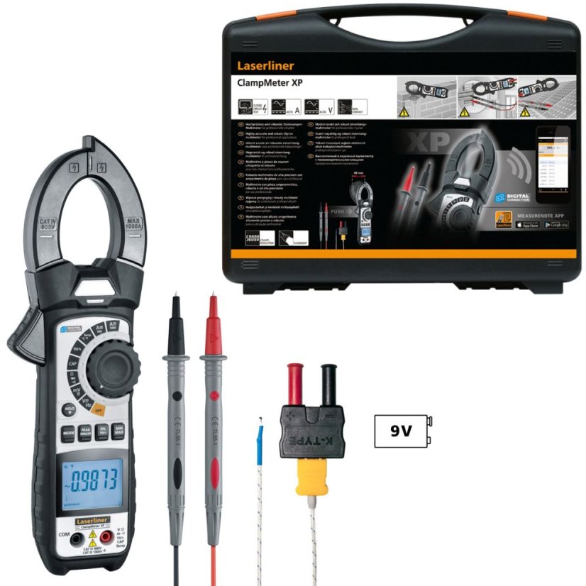 Klieštový multimeter Laserliner ClampMeter XP - CAT III 1000 V, CAT IV 600 V
