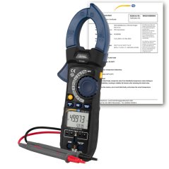 Kliešťový multimeter PCE-DC 50-ICA s kalibračným certifikátom ISO