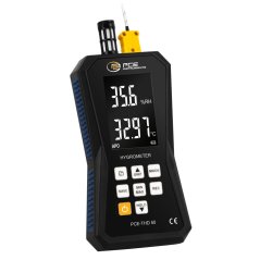 Vlhkomer vzduchu PCE-THD 50 s dataloggerom a vstupom pre termočlánok K