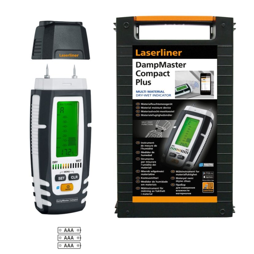 Přístroj pro měření vlhkosti materiálu Laserliner DampMaster Compact Plus