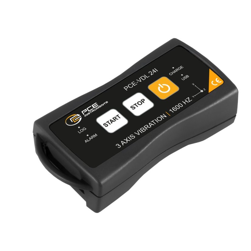 Datalogger zrýchlenia PCE-VDL 24I 3-osový