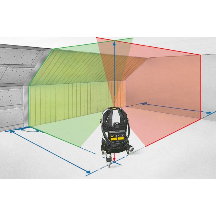 Krížový laser Laserliner PowerCross-Laser 5 Combi