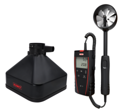 SADA - Digitálny anemometer KIMO LV110 + kónusový nadstavec Si-K85