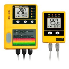 Stabilný detektor CO2 PCE-WMM 50 s oddeleným displejom a alarmom