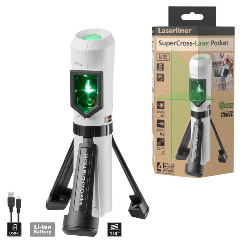Krížový laser Laserliner SuperCross-Laser Pocket