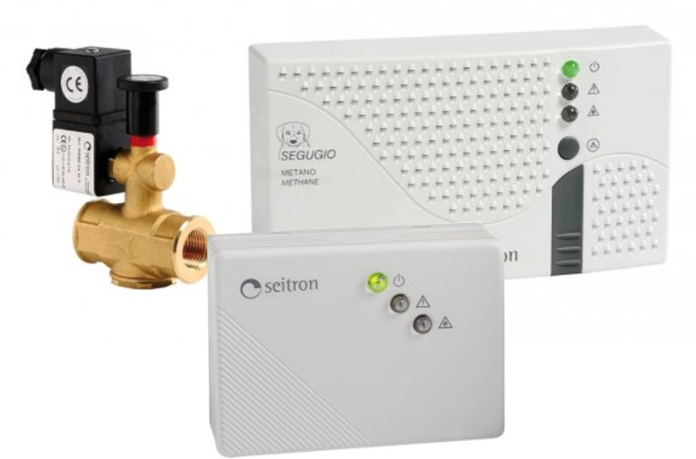 Sada SEGUGIO Plus CH4 - 2 detektory s ventilem