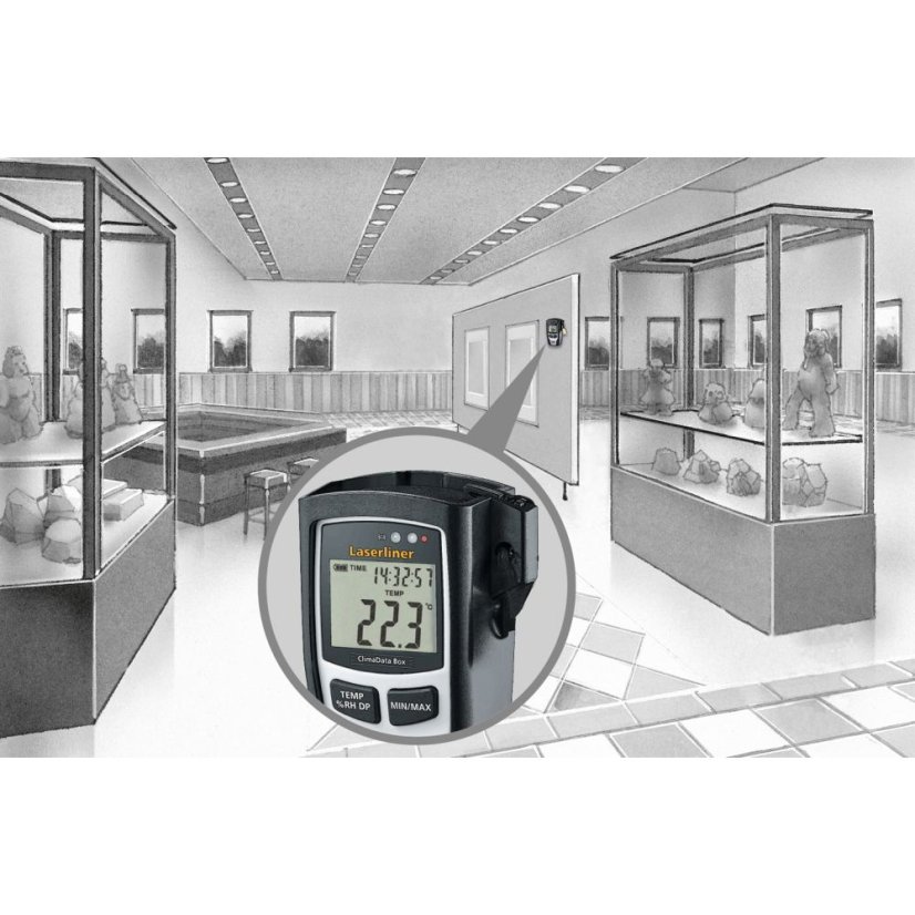 Datalogger teploty vlhkosti Laserliner ClimaData Box
