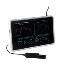 Záznamník teploty a vlhkosti PCE-HT 300 s dotykovým displejom 7"