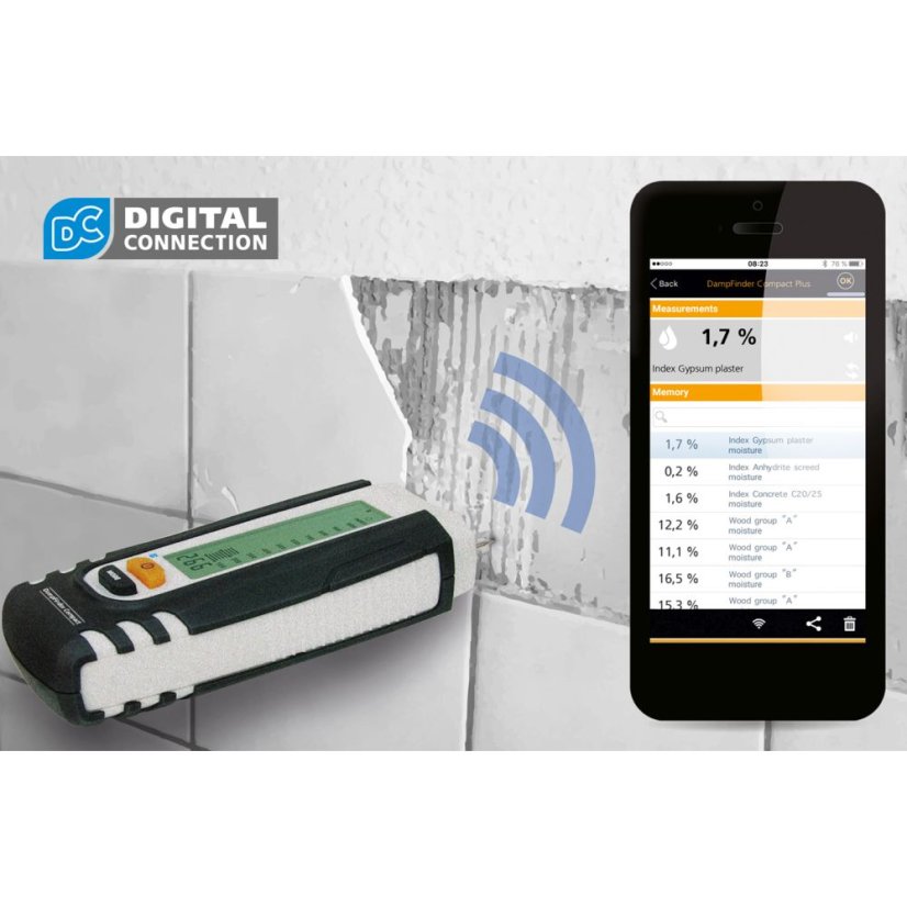 Prístroj na meranie vlhkosti materiálu Laserliner DampFinder Compact Plus