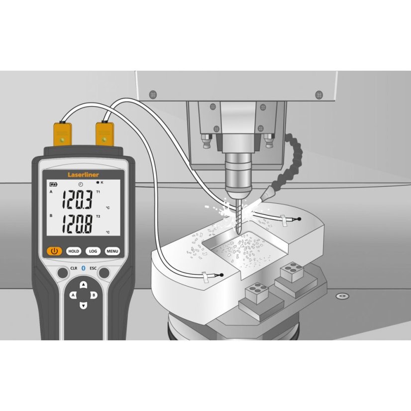 Zariadenie na meranie teploty Laserliner ThermoMaster Plus Set