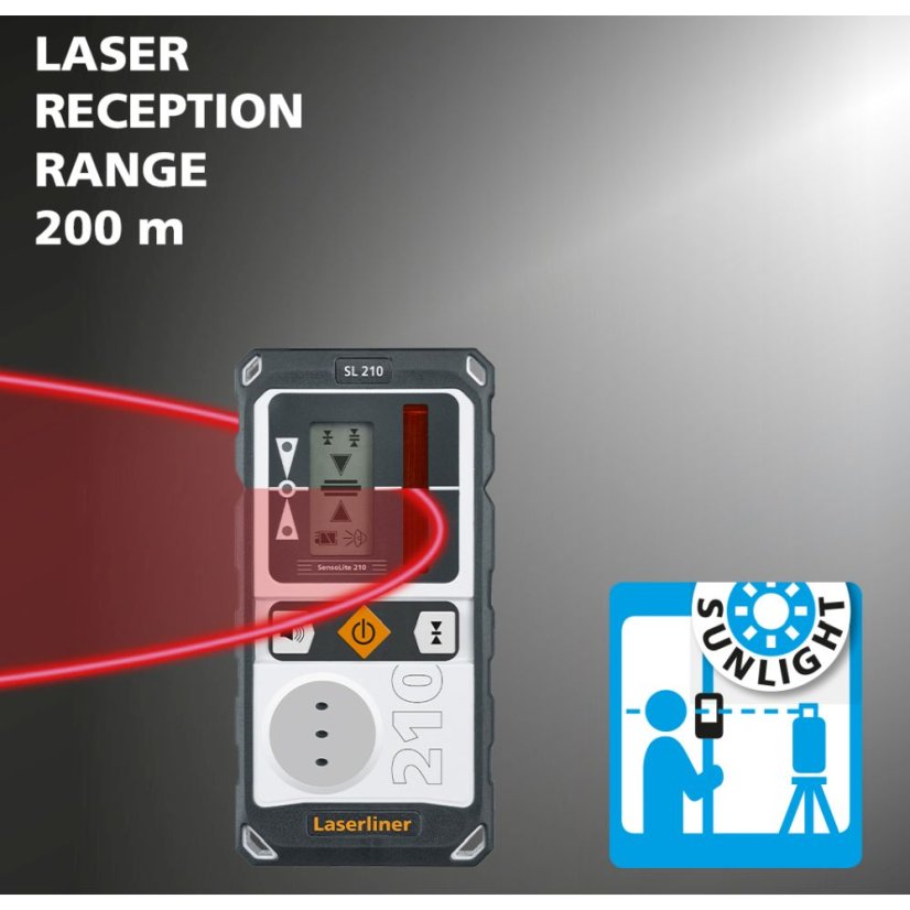 Rotační laser Laserliner Quadrum Compact 210S Set 165cm