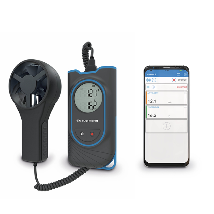 Anemometer vrtuľkový Sauermann Si-VV3
