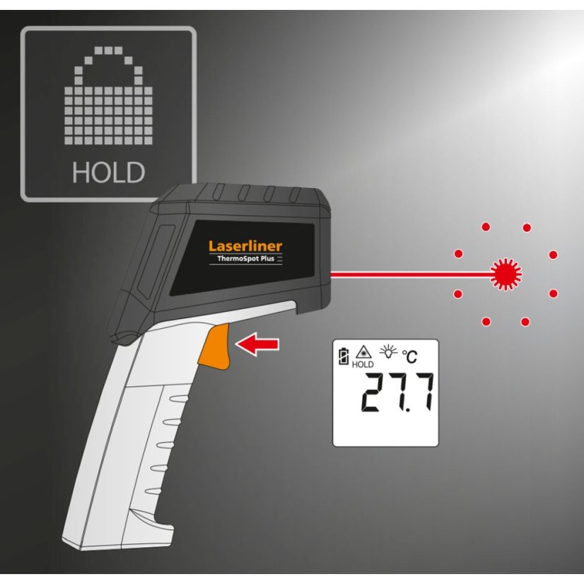 Infračervený teploměr Laserliner ThermoSpot Plus