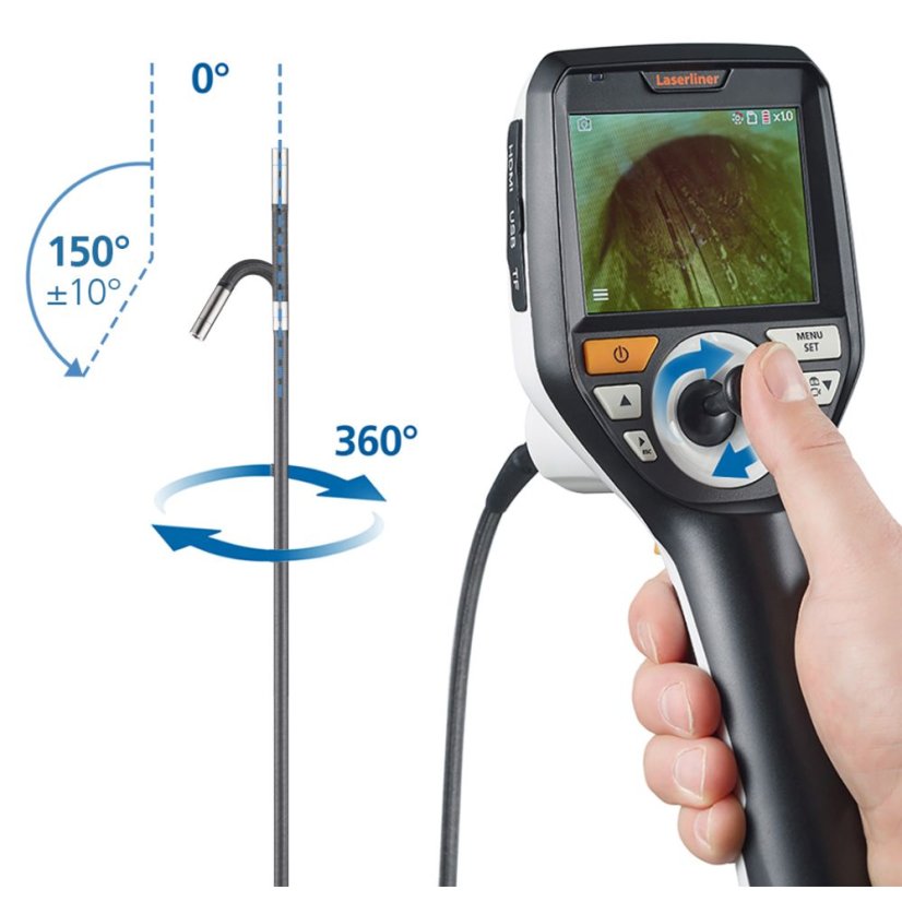 Profesionální inspekční kamera Laserliner VideoInspector 3D Micro (3,9 mm; 1 m)