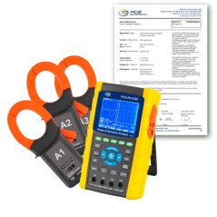 Trojfázový analyzátor PCE-PA 8300-1-ICA s kalibračným certifikátom ISO