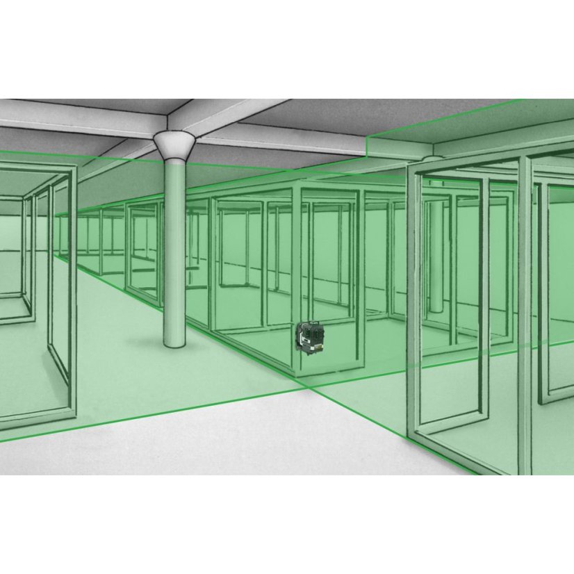Trojrozměrný laser Laserliner Powerplane-Laser 3G Multi-18V