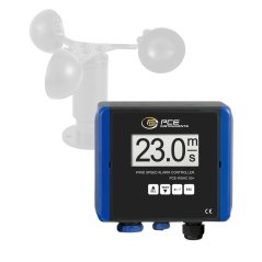 Merač rýchlosti vetra s káblom a dataloggerom 230V PCE-WSAC 50+ 230